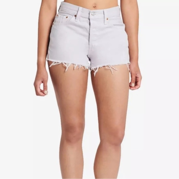 Levi's Pants - Levi’s 501 Originals Jeans Shorts Washed Lilac